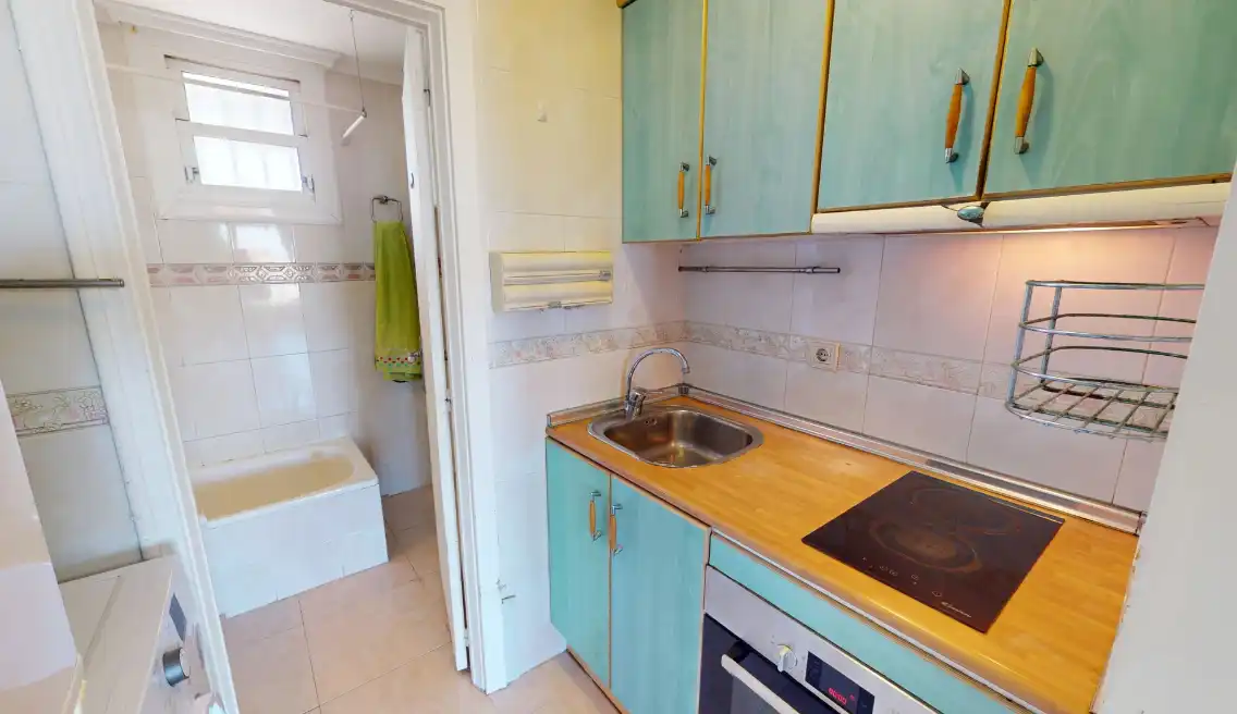 Cocina de Piso en venta en Alicante / Alacant con Aire acondicionado, Calefacción y Terraza