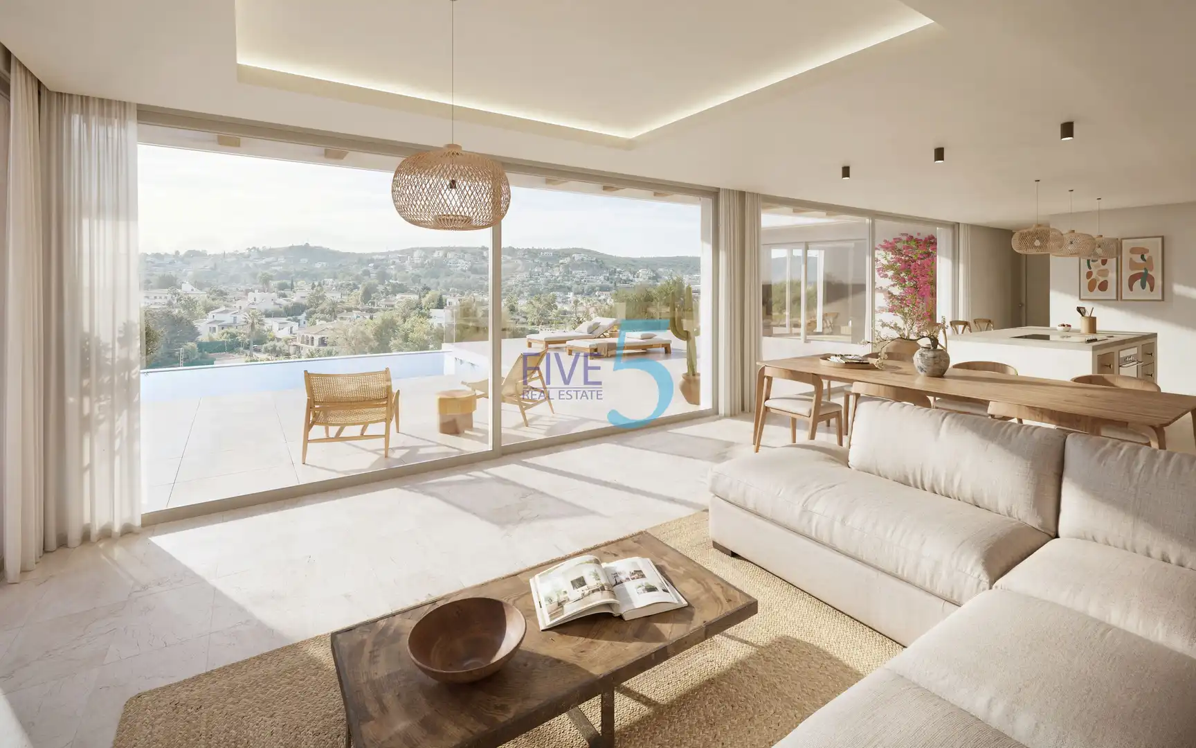 Sala de estar de Casa o chalet en venta en Jávea / Xàbia