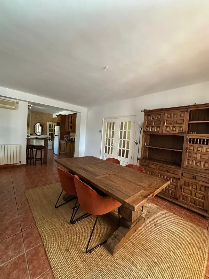 Dining room of Houses for sale in Muro de Alcoy  with Heating, Swimming Pool and Furnished