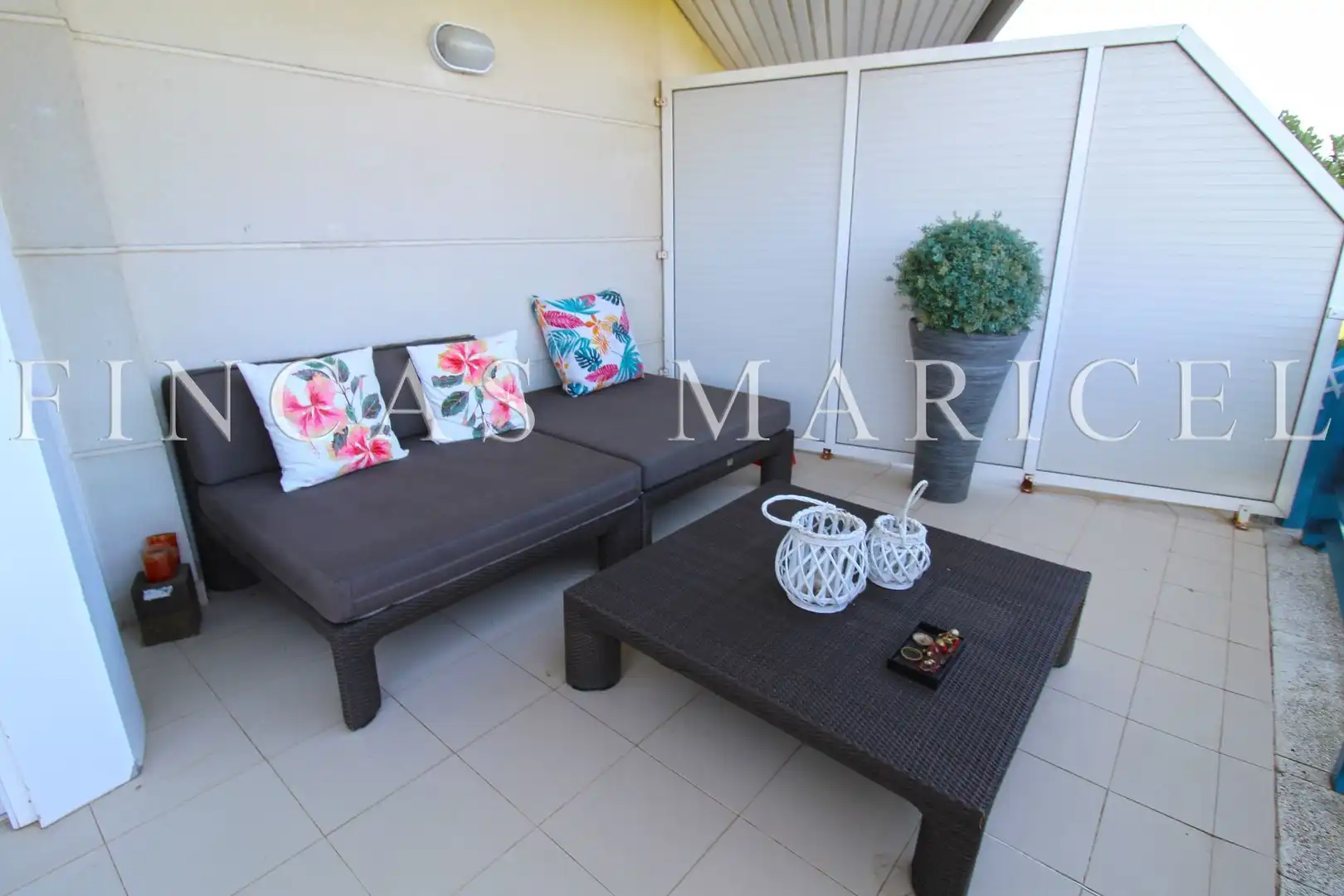 Terraza de Piso de alquiler en Sitges con Aire acondicionado, Calefacción y Terraza