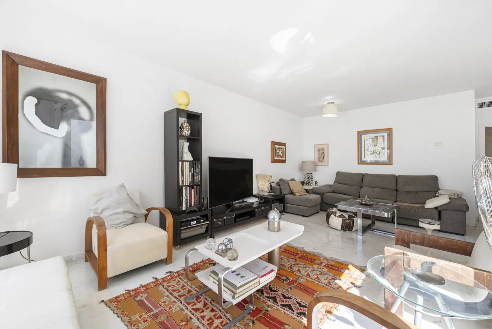Living room of Attic for sale in Benalmádena  with Air Conditioner, Terrace and Swimming Pool