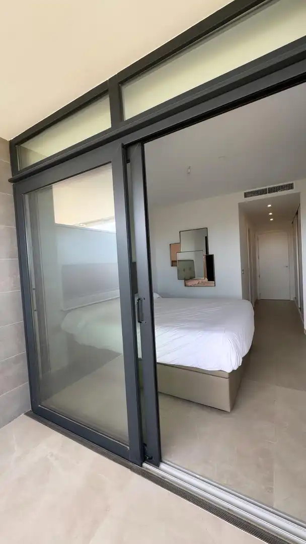 Bedroom of Apartments for rent in Benidorm  with Air Conditioner, Heating and Private garden
