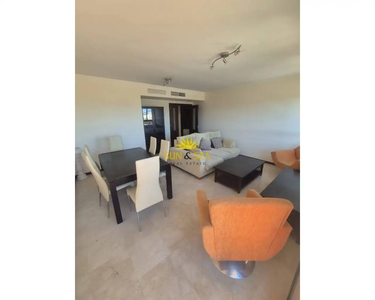 Living room of Flat for sale in Murcia  with Air Conditioner, Heating and Parquet flooring