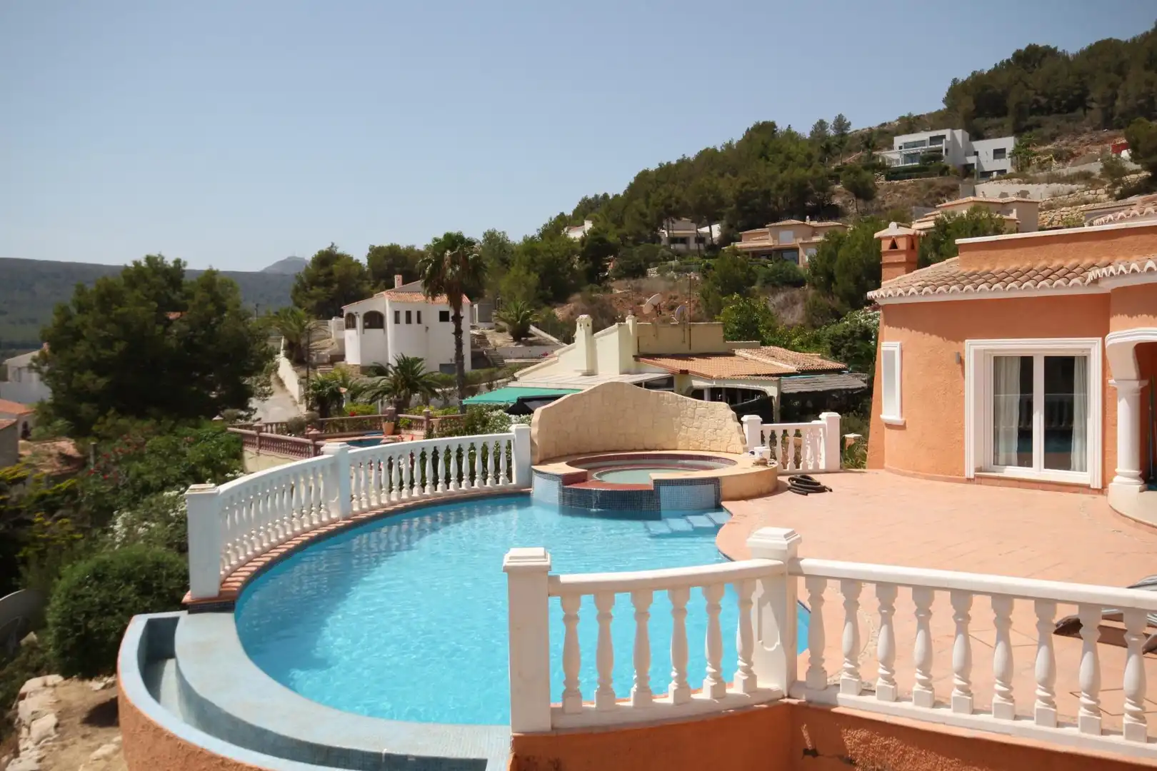 Piscina de Casa o xalet en venda en Jávea / Xàbia amb Calefacció, Jardí privat i Terrassa