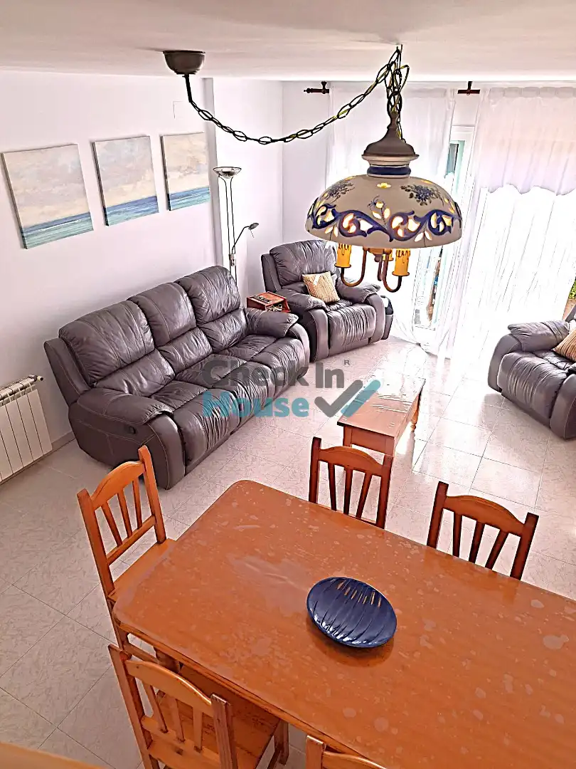 Living room of Detached homes for rent in Sant Feliu de Guíxols  with Heating, Private garden and Furnished