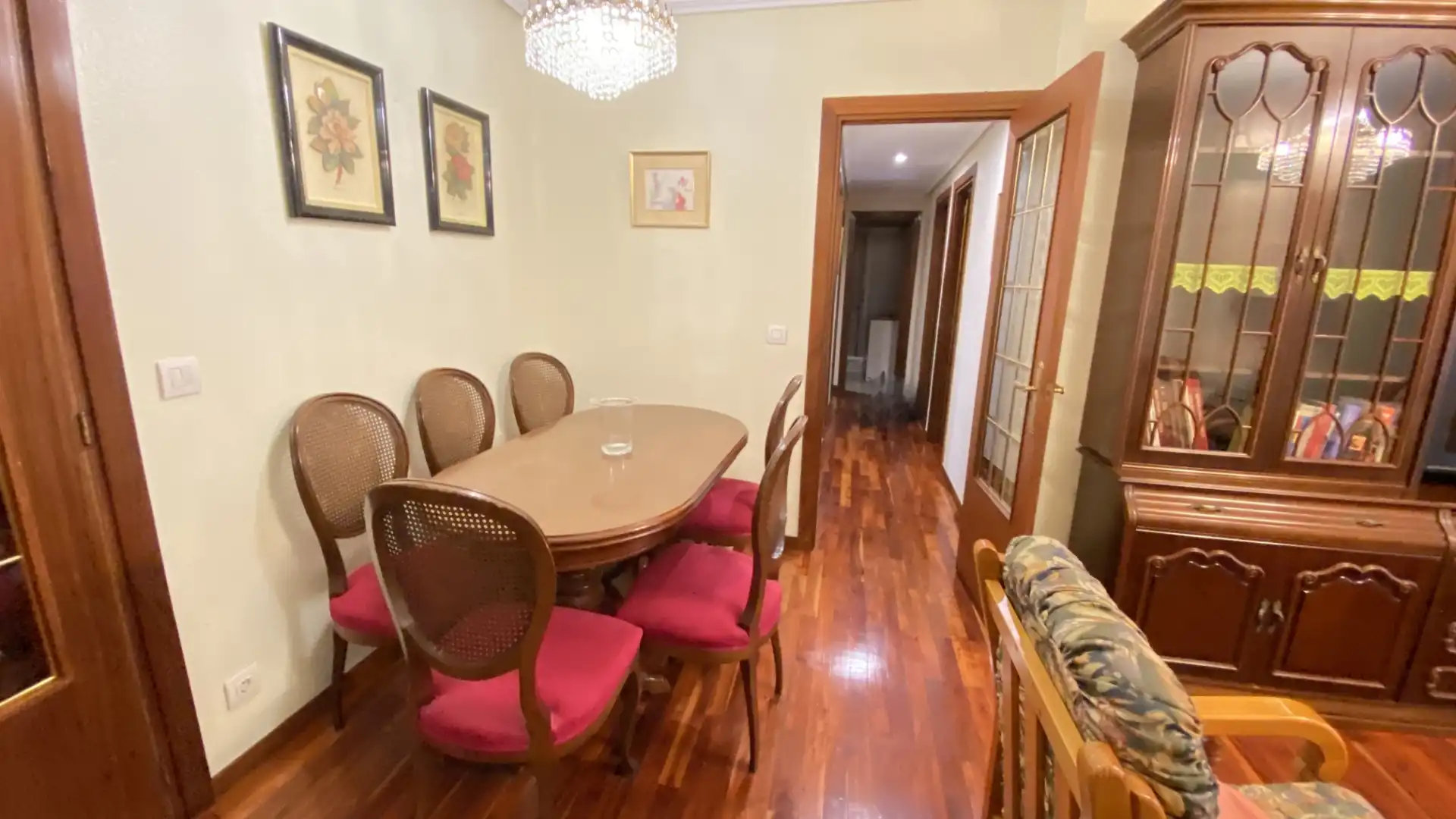 Dining room of Flat for rent in Bilbao   with Heating, Terrace and Furnished