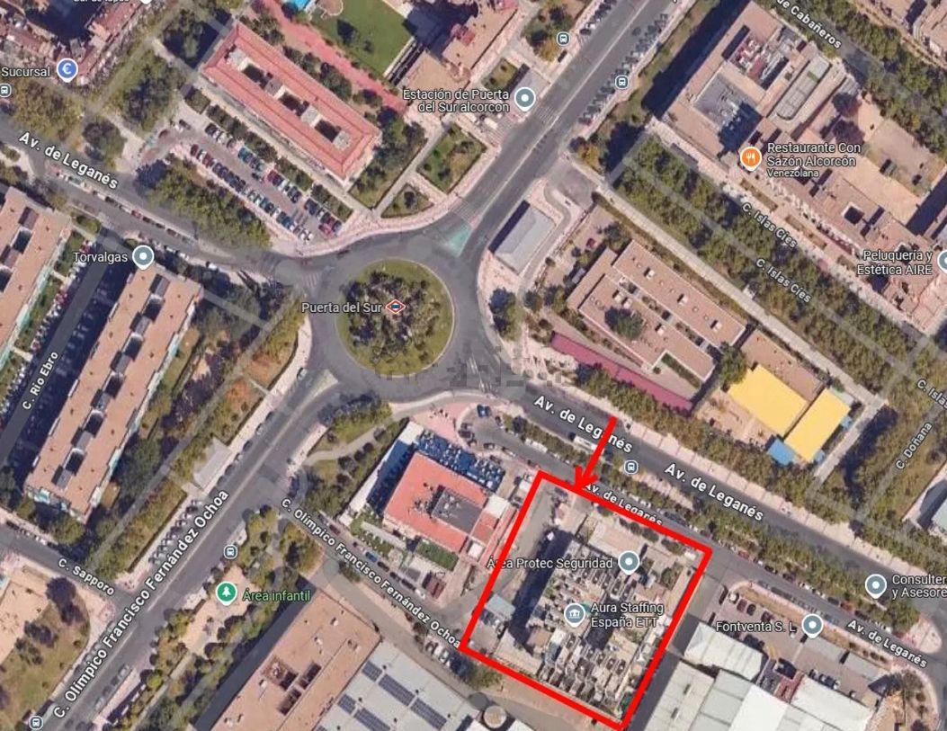 Vista exterior de Garatge en venda en Alcorcón