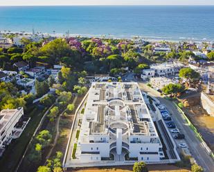 Exterior view of Planta baja for sale in Marbella  with Air Conditioner, Private garden and Terrace