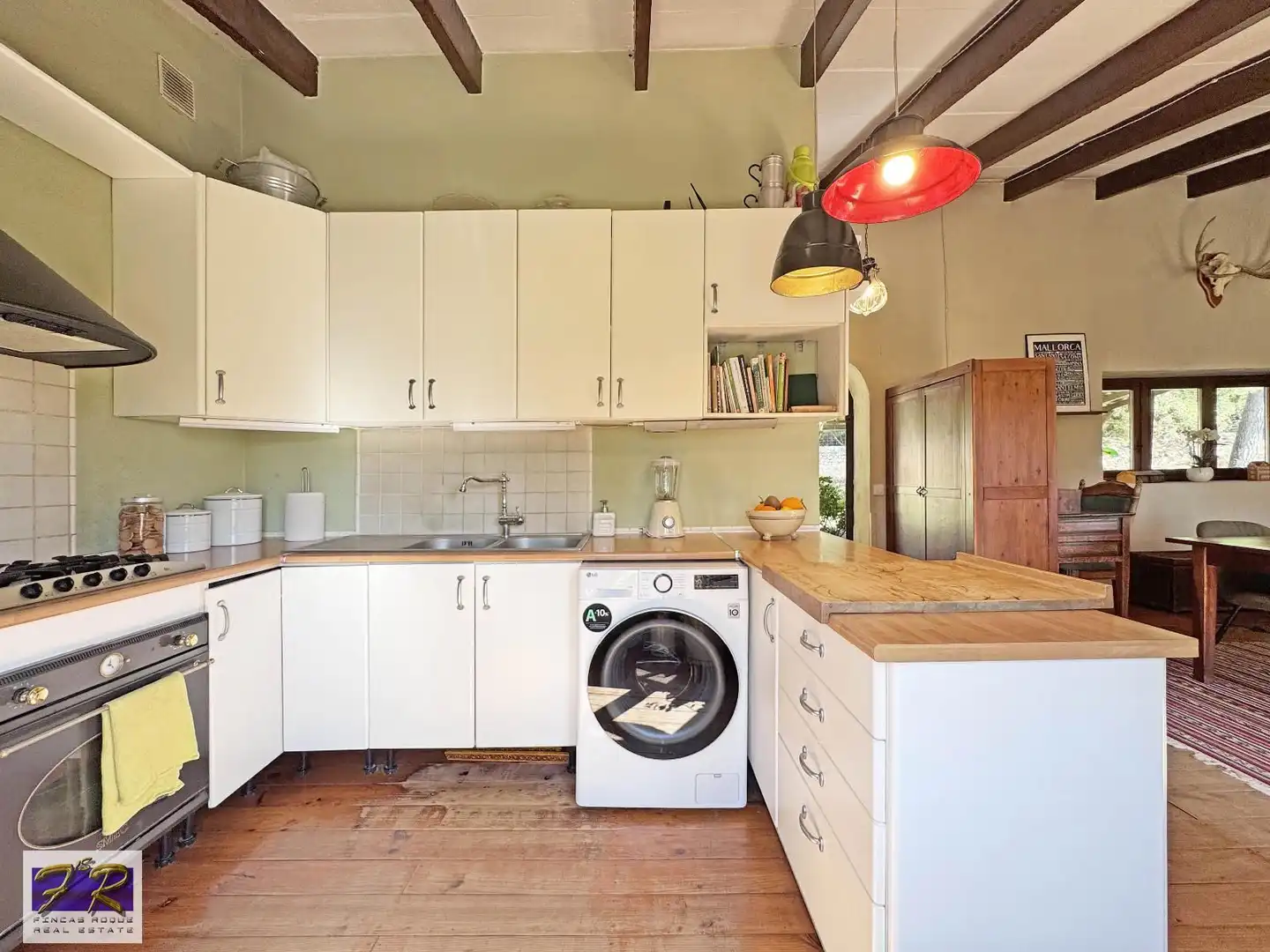 Cocina de Finca rústica en venta en Búger con Aire acondicionado, Terraza y Trastero