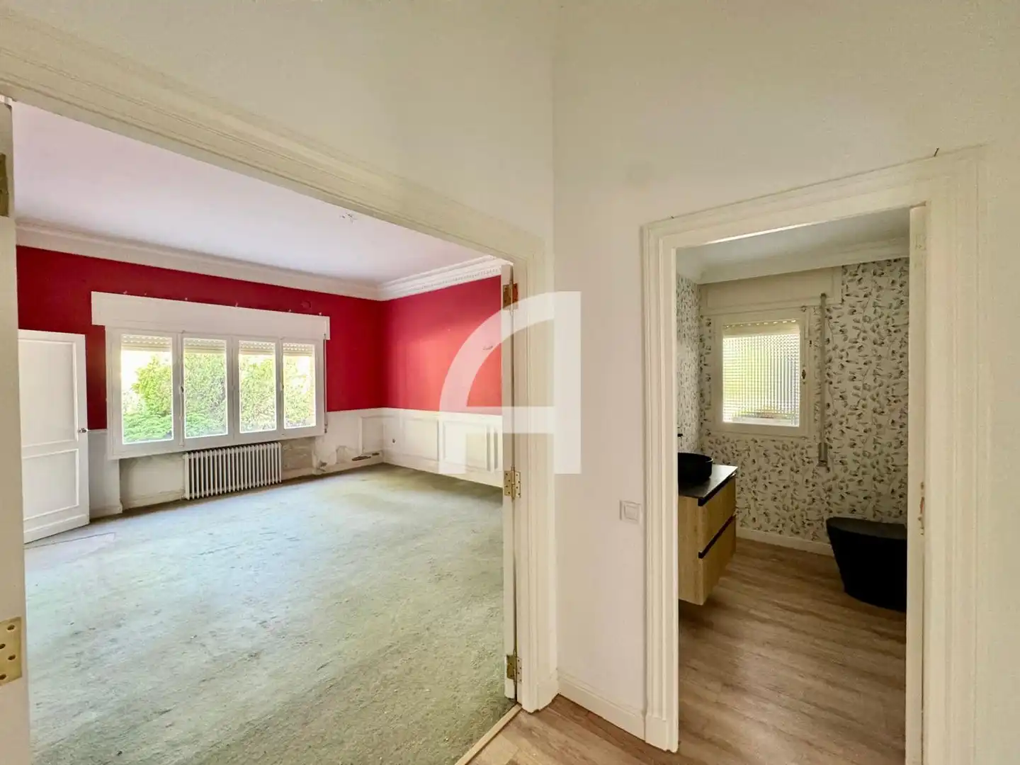 Sala de estar de Casa o chalet en venta en Villanueva de la Cañada con Aire acondicionado, Calefacción y Jardín privado