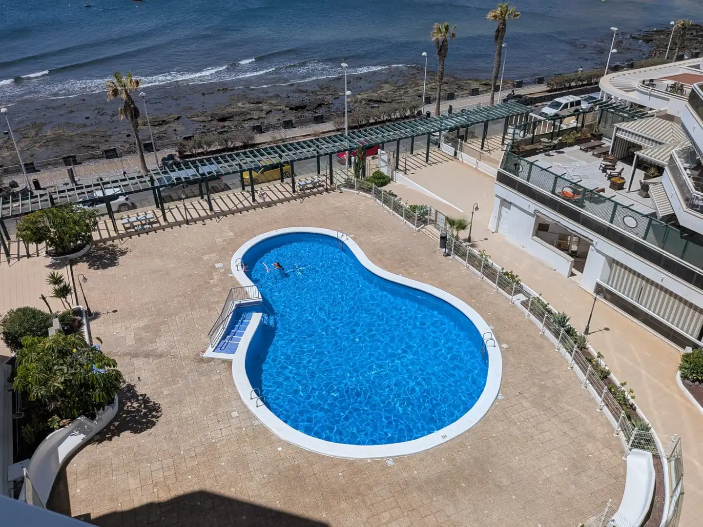 Swimming pool of Flat for sale in Granadilla de Abona  with Storage room, Furnished and Oven