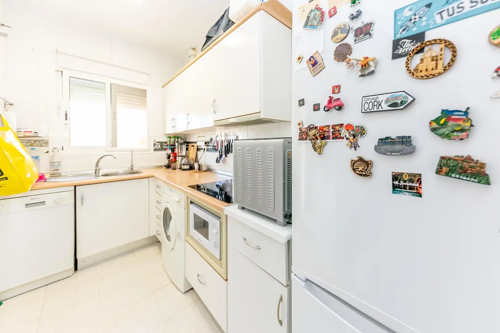 Cocina de Dúplex en venta en Benalmádena con Aire acondicionado, Calefacción y Jardín privado
