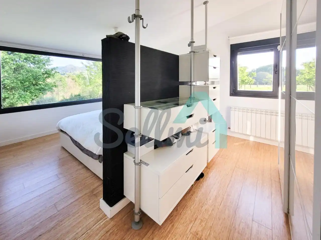 Bedroom of Houses for rent in Siero  with Heating, Parquet flooring and Terrace
