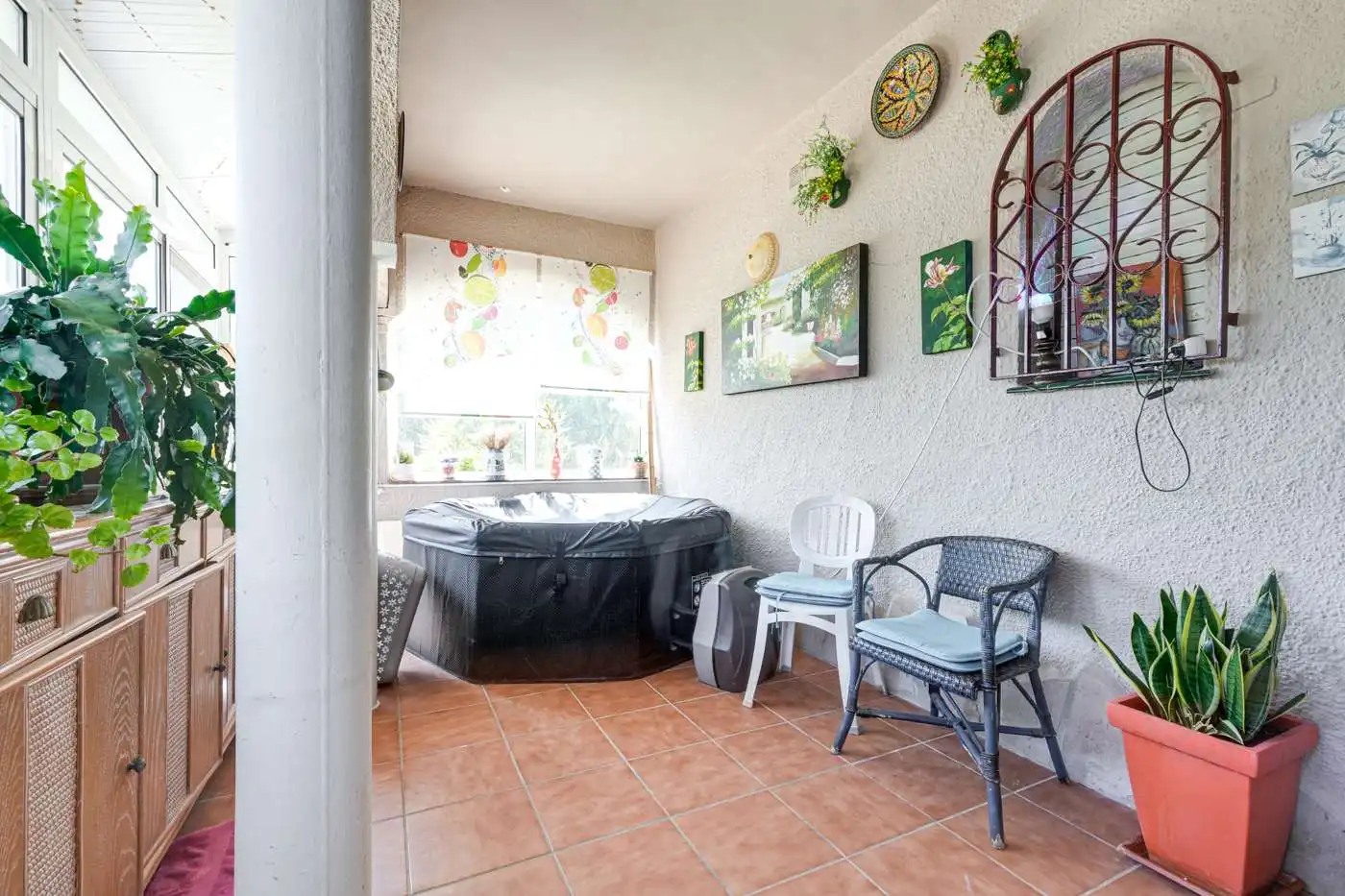 Terraza de Casa o chalet en venta en Mont-roig del Camp con Aire acondicionado, Jardín privado y Terraza