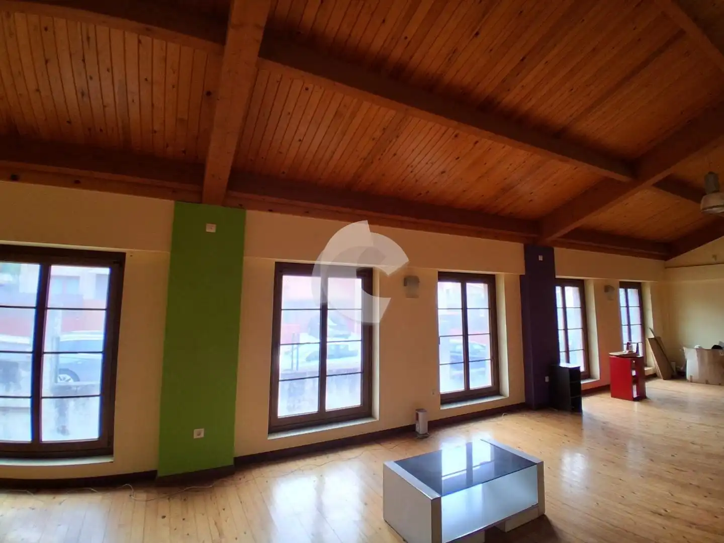 Sala de estar de Casa adosada en venta en Arteixo