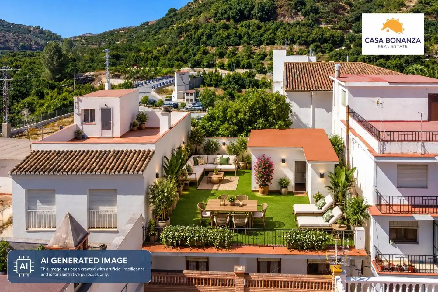 Exterior view of Houses for sale in Jete  with Private garden and Furnished