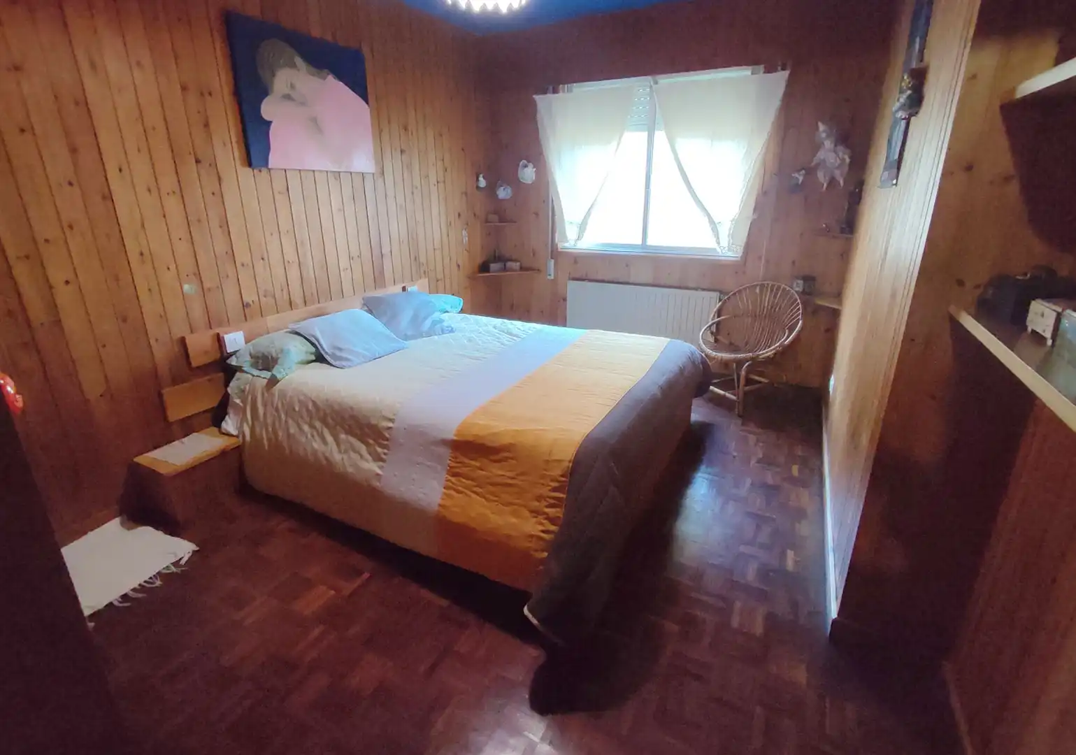 Bedroom of Detached homes for rent in Oleiros  with Parquet flooring, Terrace and Furnished