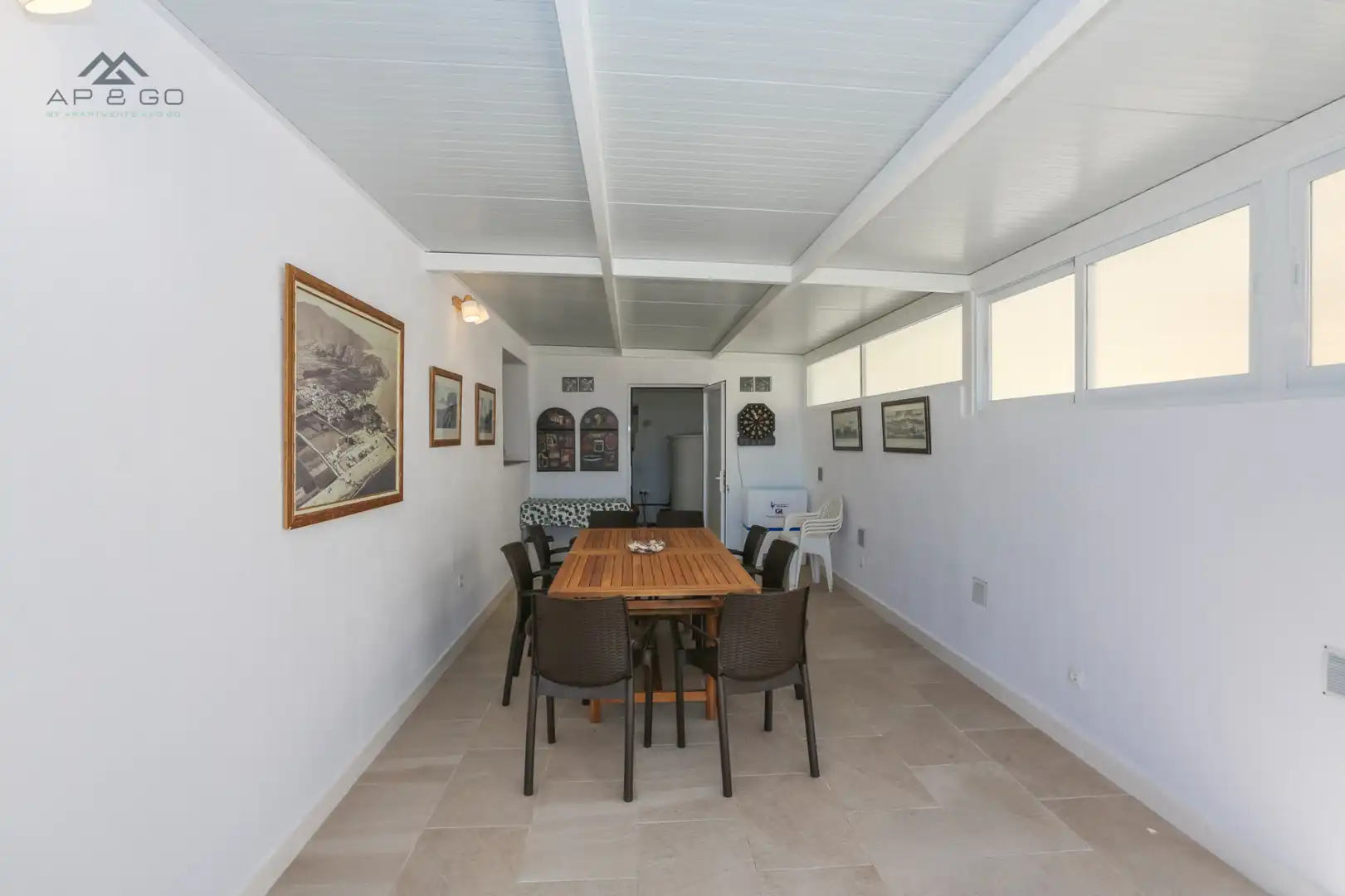 Menjador de Casa o xalet de lloguer en Almuñécar amb Aire condicionat, Jardí privat i Terrassa