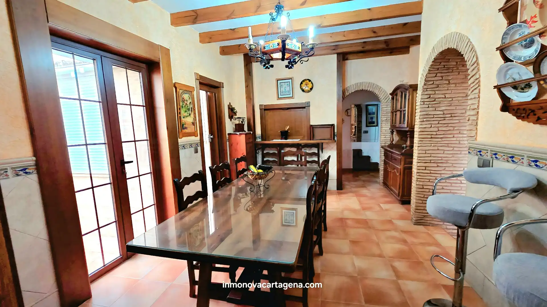 Comedor de Casa o chalet en venta en Cartagena con Aire acondicionado, Calefacción y Jardín privado