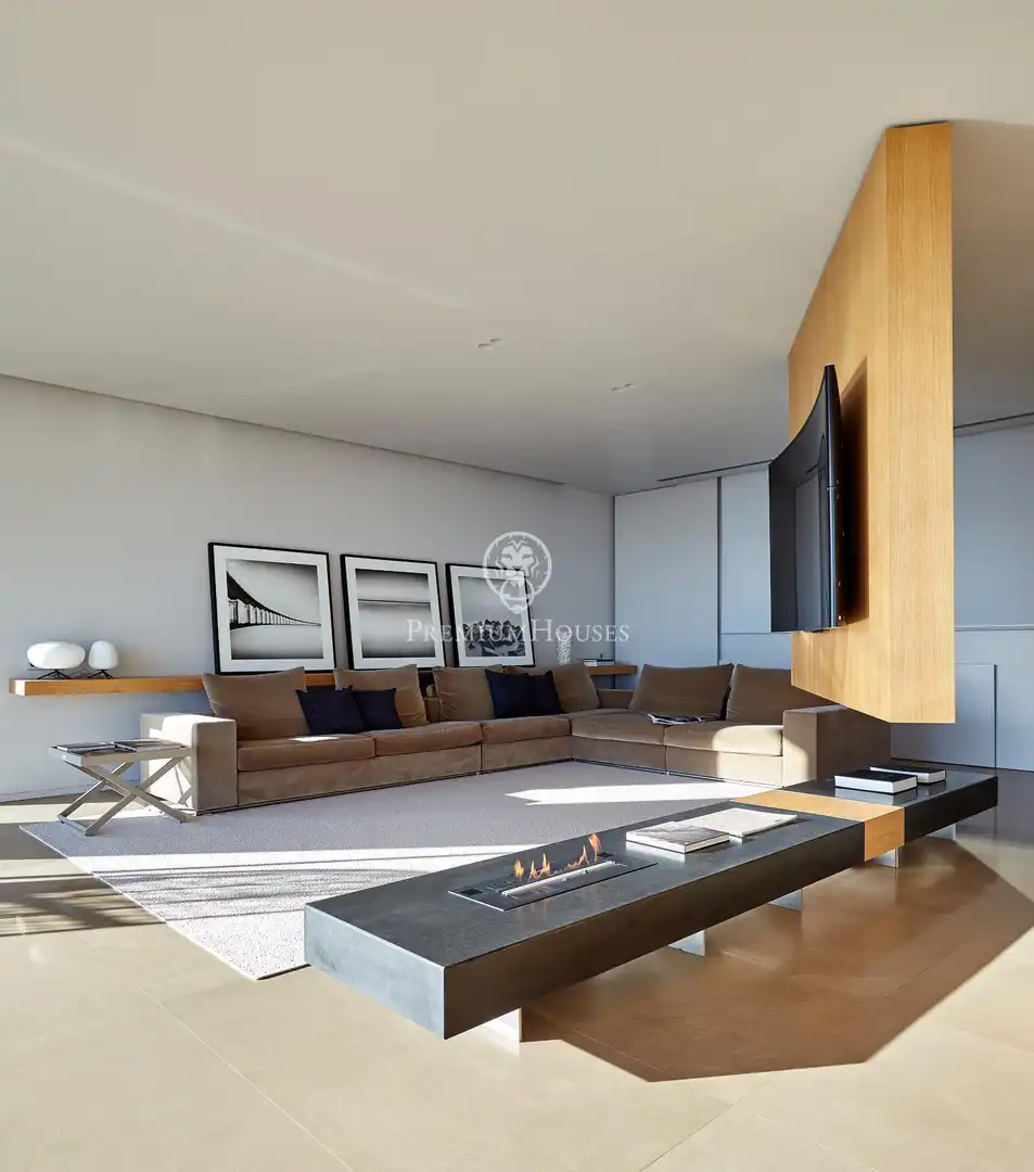 Sala de estar de Casa o chalet de alquiler en Lloret de Mar con Calefacción, Jardín privado y Piscina