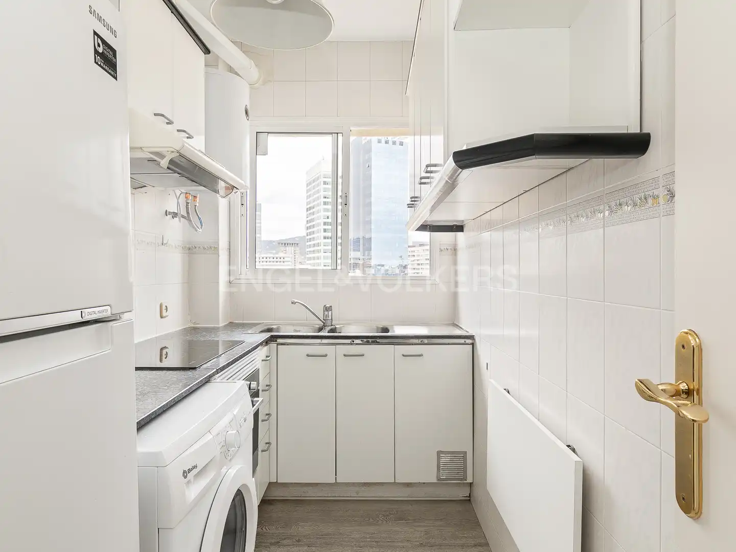 Kitchen of Flat for rent in Barcelona  with Air Conditioner, Heating and Parquet flooring