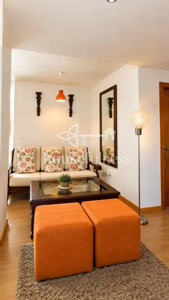 Wohnzimmer von Country house zur Miete in Ferrol mit Heizung, Privatgarten und Terrasse