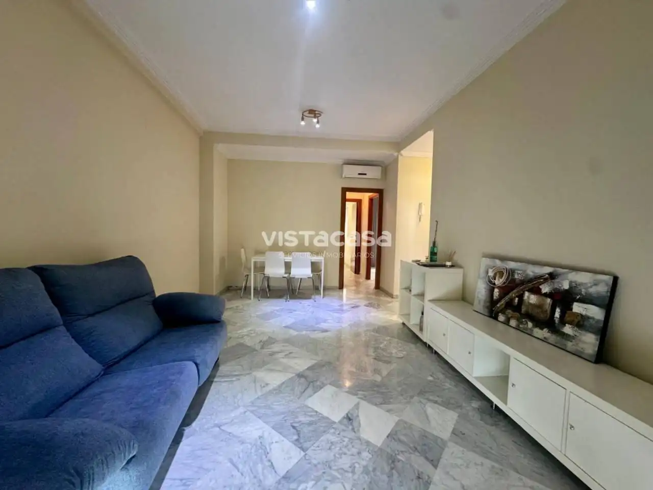 Sala de estar de Piso en venta en Mairena del Alcor con Aire acondicionado, Calefacción y Terraza