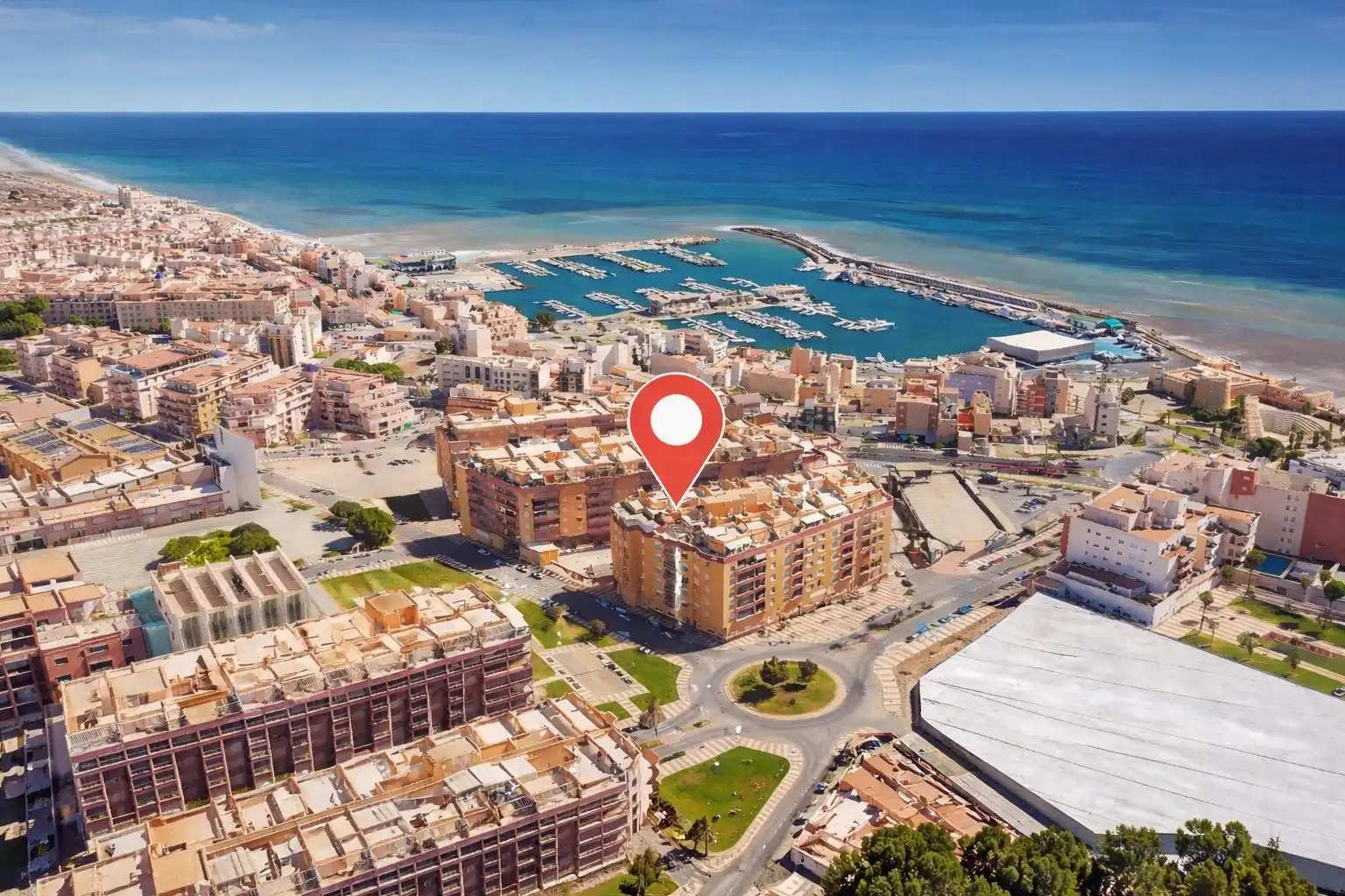 Exterior view of Flat for rent in Roquetas de Mar  with Air Conditioner, Heating and Private garden
