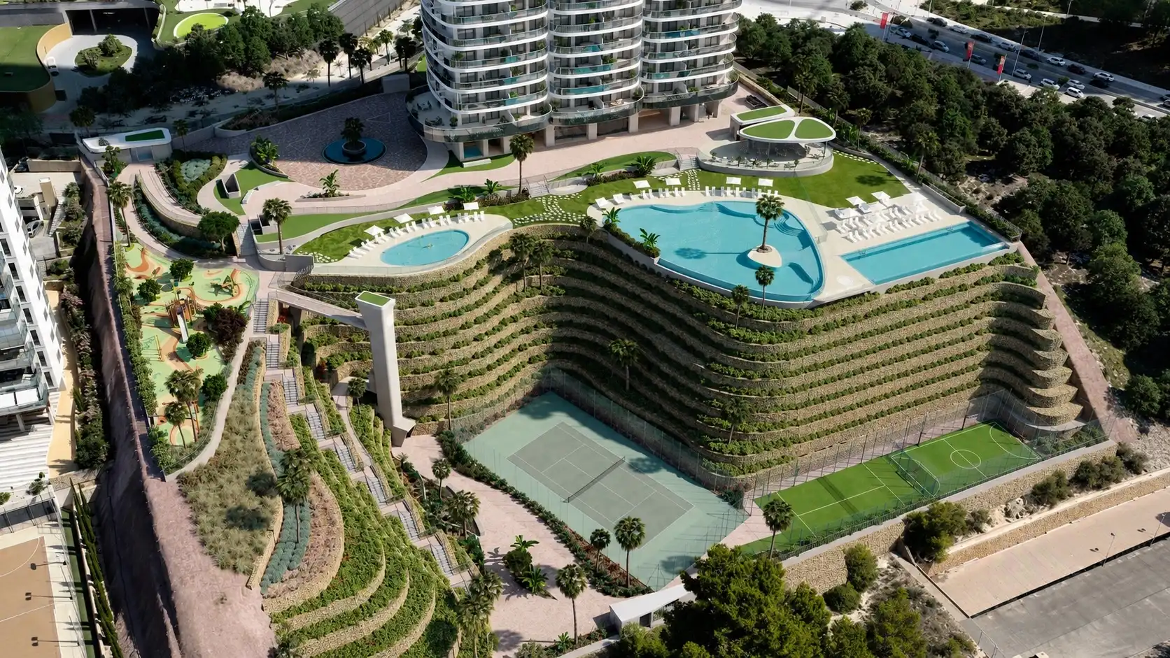 Piscina de Àtic en venda en Benidorm amb Aire condicionat, Terrassa i Piscina