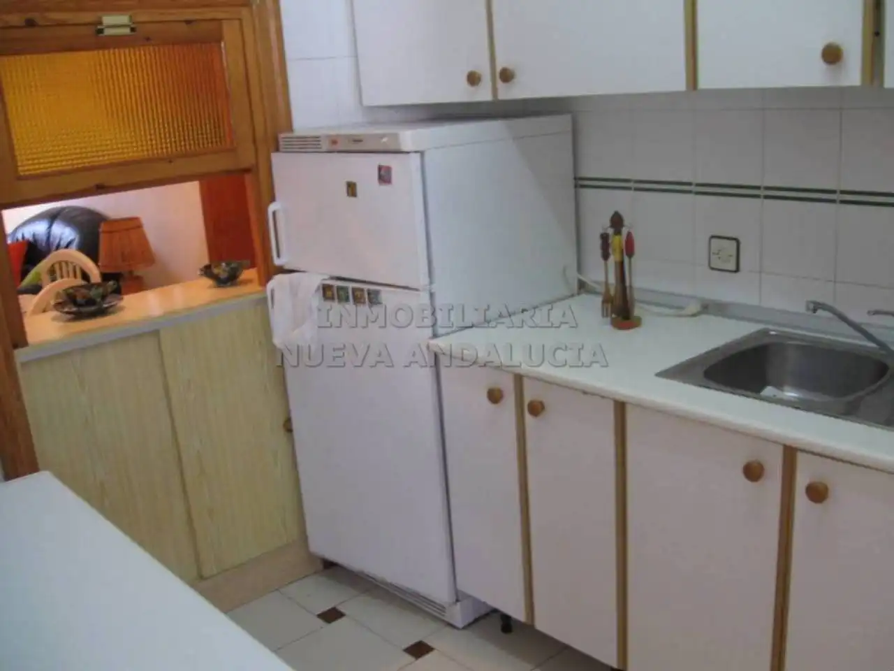 Cocina de Piso de alquiler en Almería con Terraza, Amueblado y Piscina comunitaria