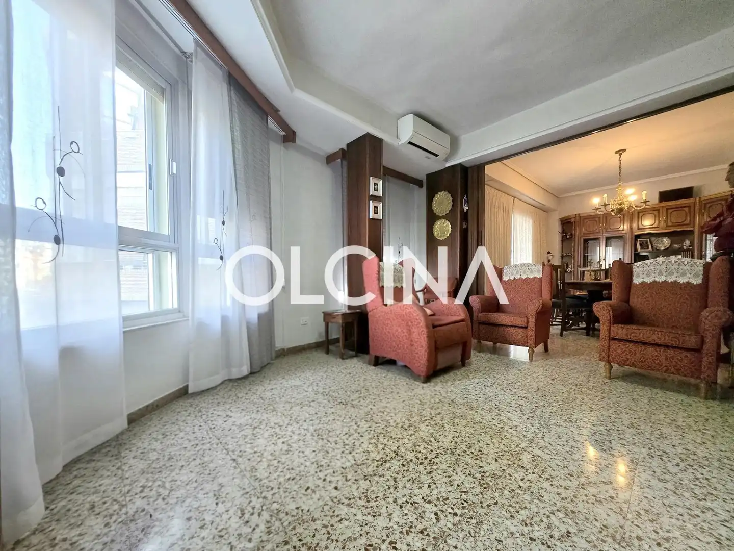 Sala de estar de Piso en venta en Alcoy / Alcoi con Aire acondicionado, Calefacción y Terraza