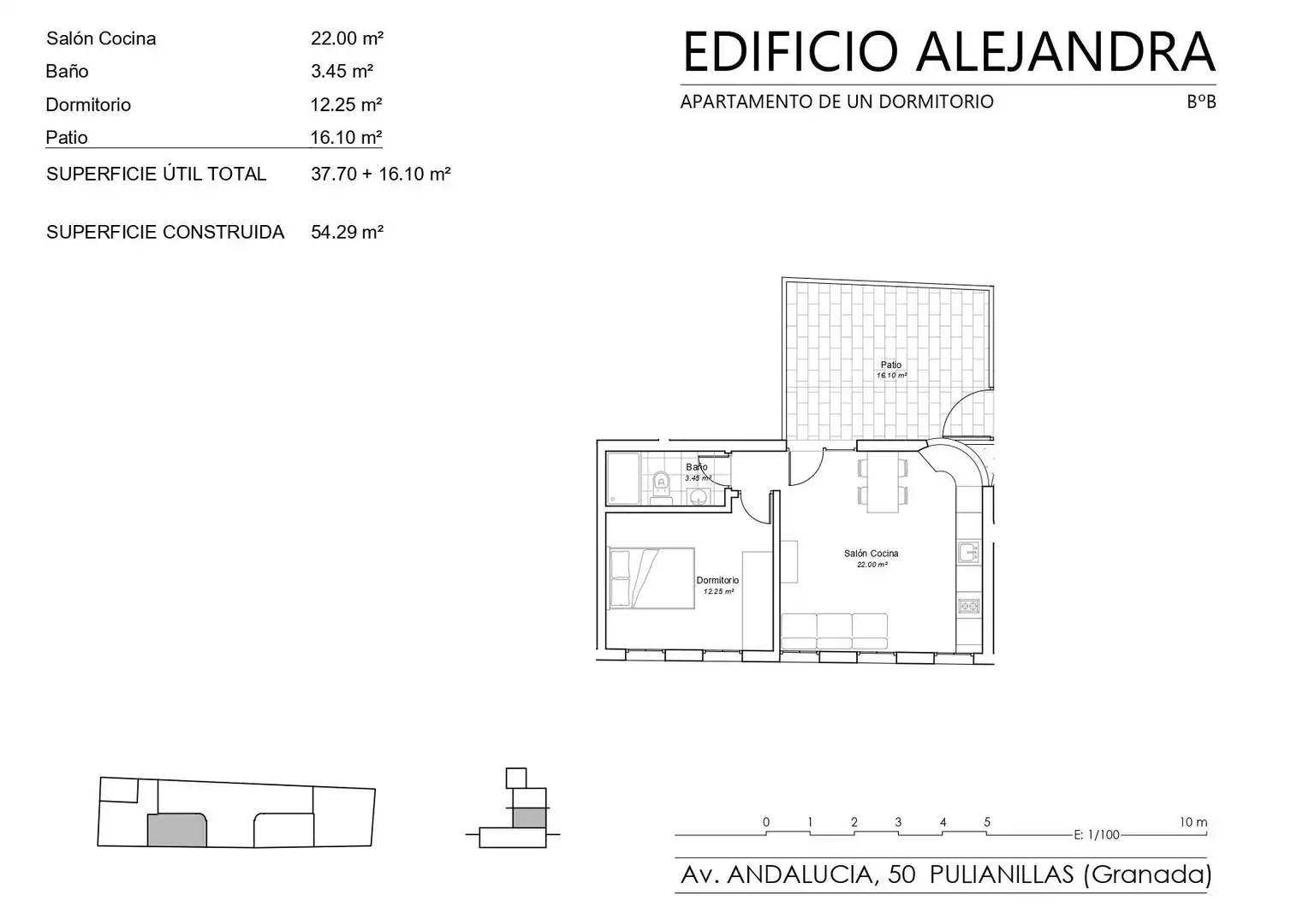 Flat for sale in Avenida Avenida de Andalucía, 50, Pulianas