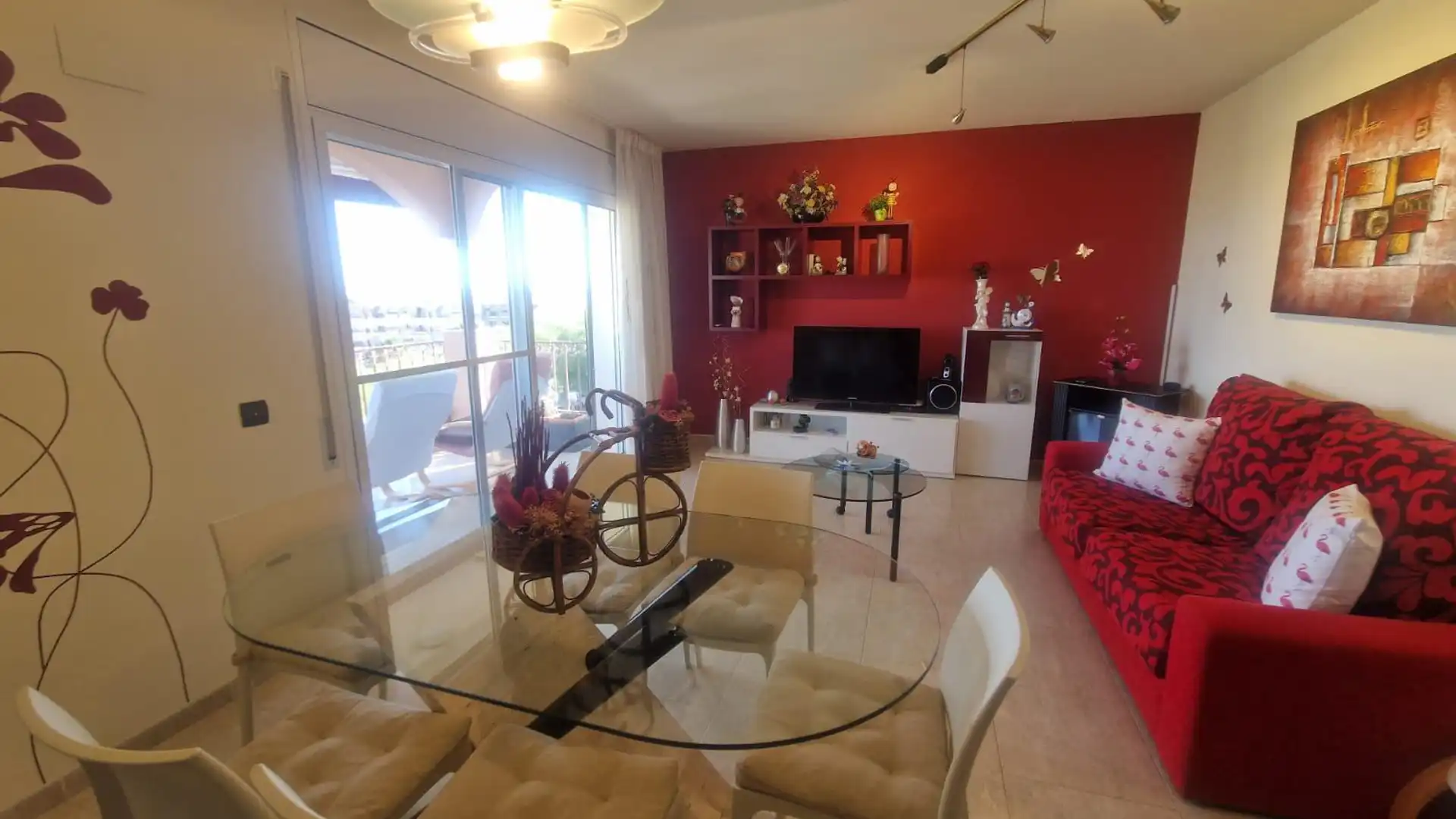 Sala de estar de Piso en venta en La Ràpita con Aire acondicionado, Calefacción y Balcón