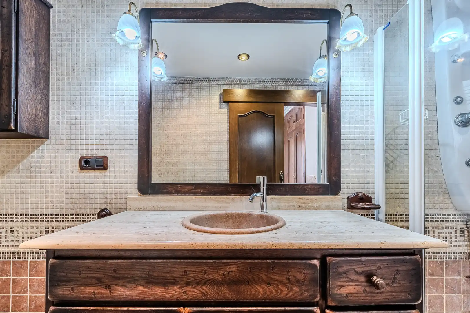 Bathroom of Flat for sale in Burriana / Borriana  with Air Conditioner, Heating and Terrace