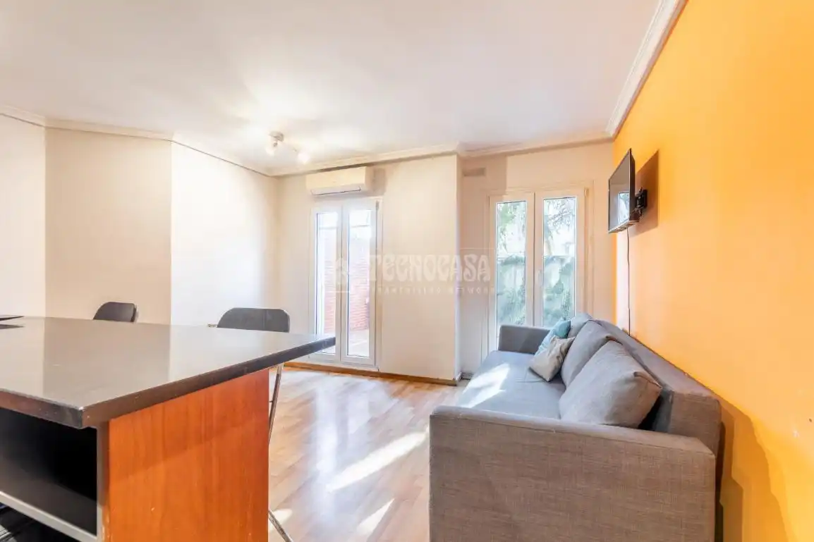 Sala de estar de Piso en venta en Las Rozas de Madrid con Calefacción y Terraza