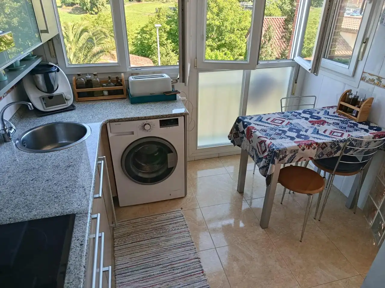 Küche von Wohnung zum Verkauf in Meruelo mit Heizung, Terrasse und Möbliert