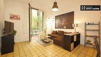 Living room of Flat to rent in  Barcelona Capital  with Air Conditioner, Heating and Furnished