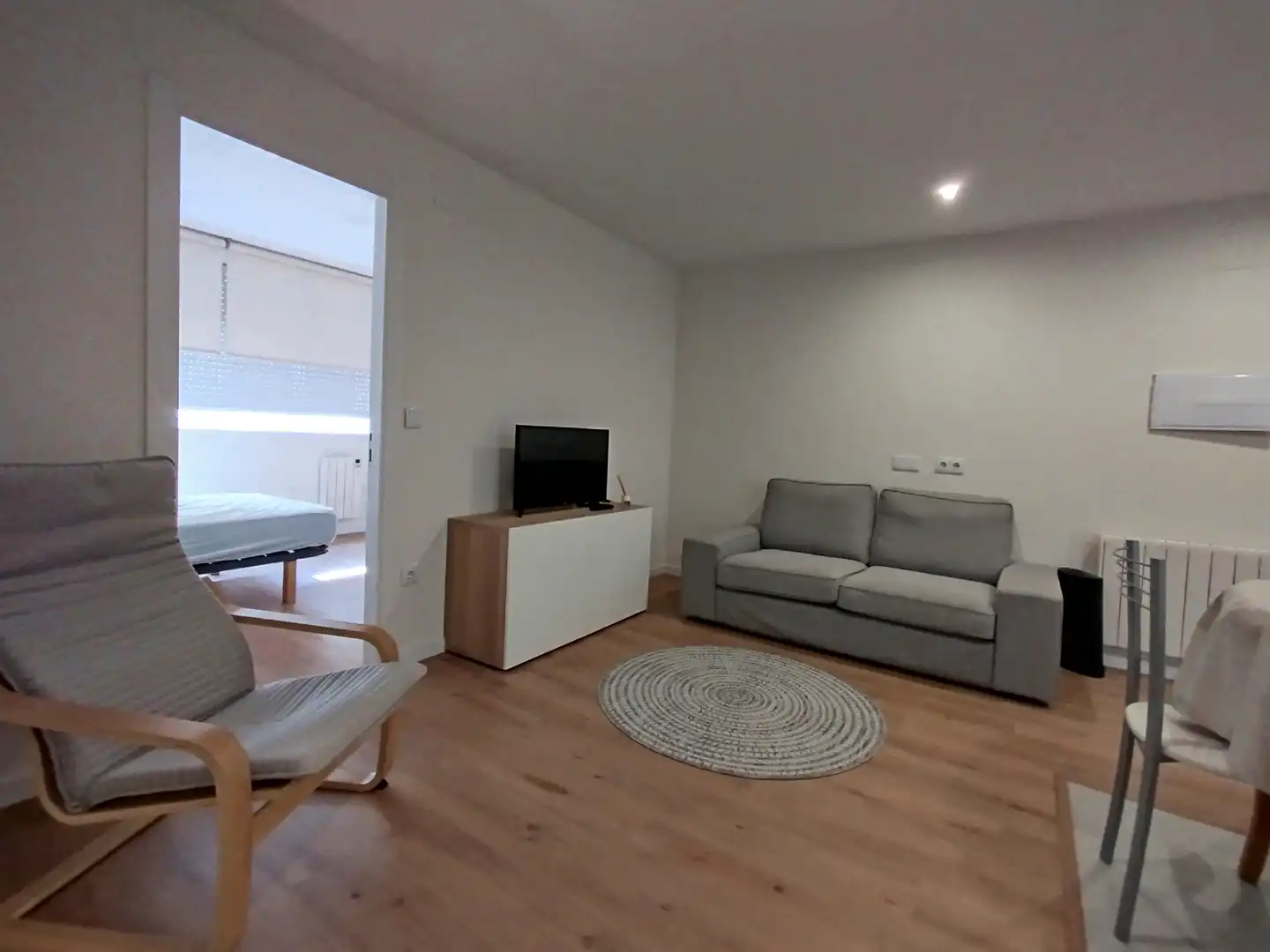 Sala de estar de Piso de alquiler en A Coruña Capital  con Calefacción, Amueblado y Horno