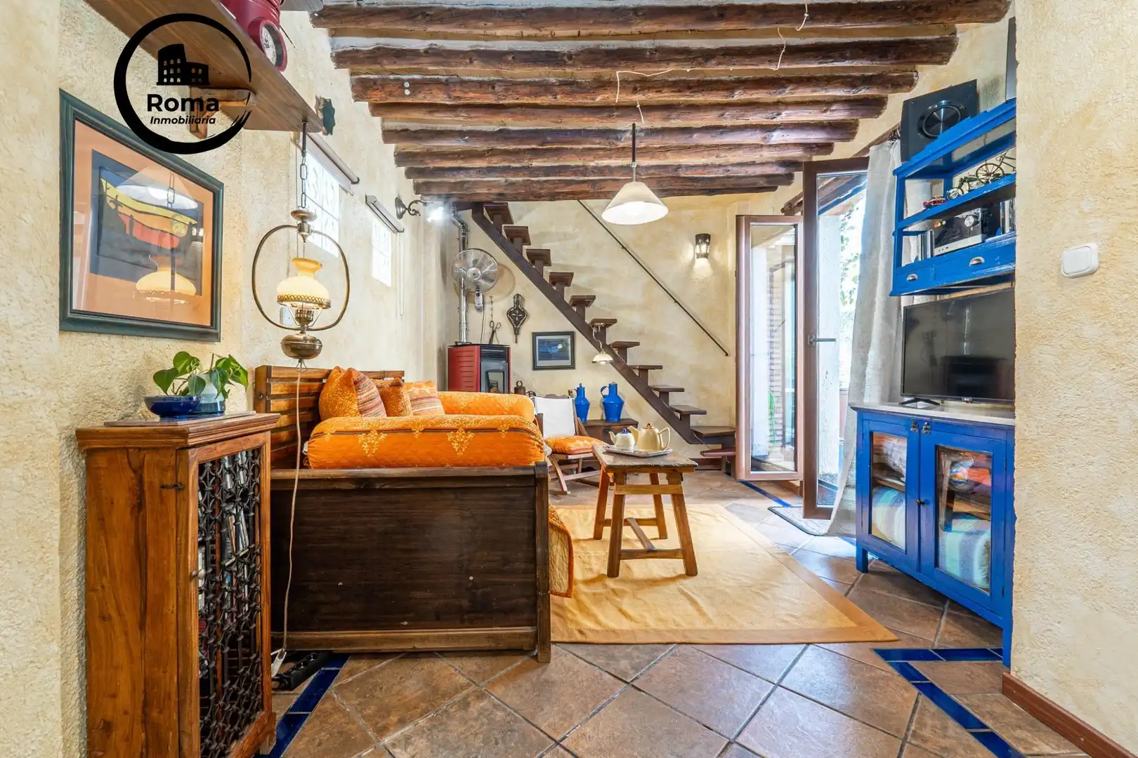 Sala de estar de Casa o chalet en venta en Granada con Terraza y Balcón