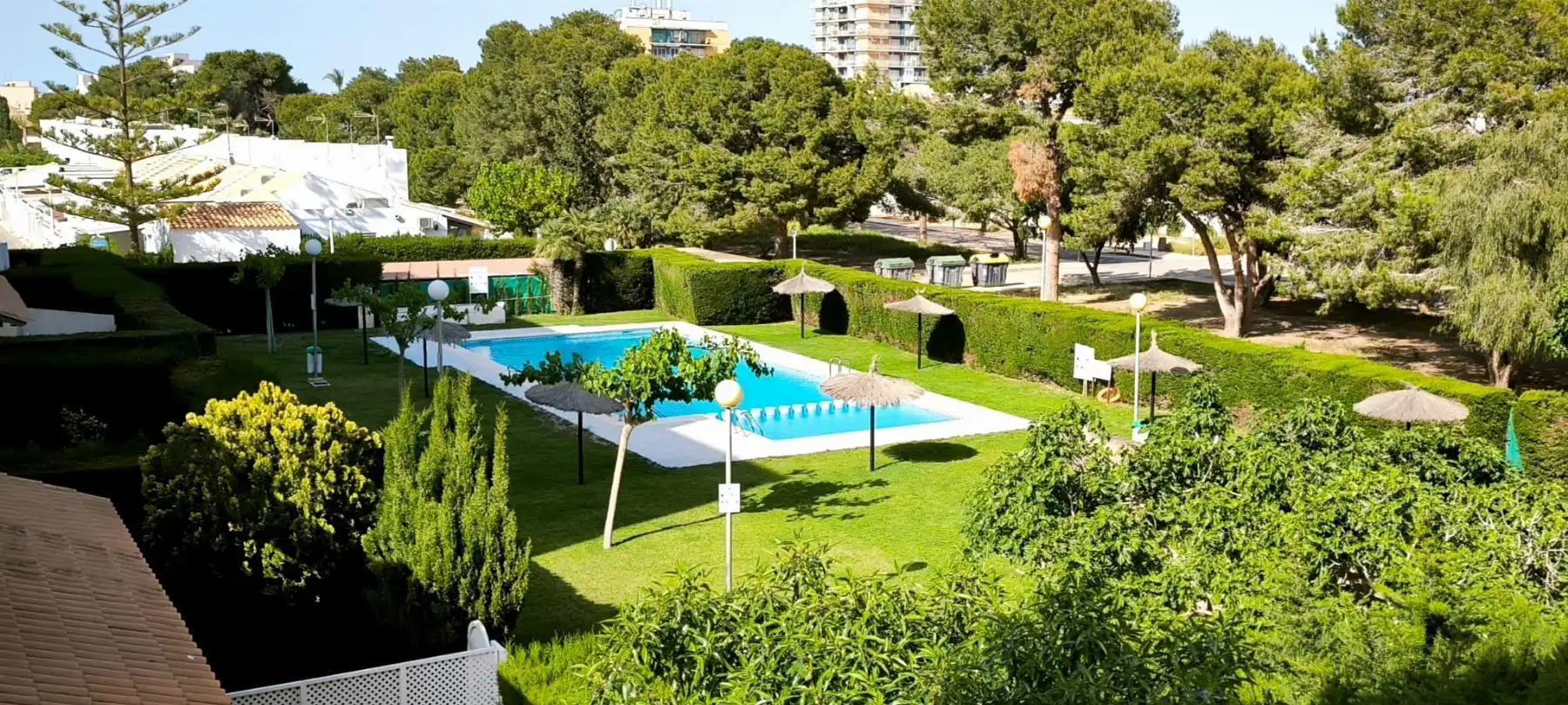 Schwimmbecken von Wohnungen zur Miete in Cartagena mit Klimaanlage, Heizung und Terrasse