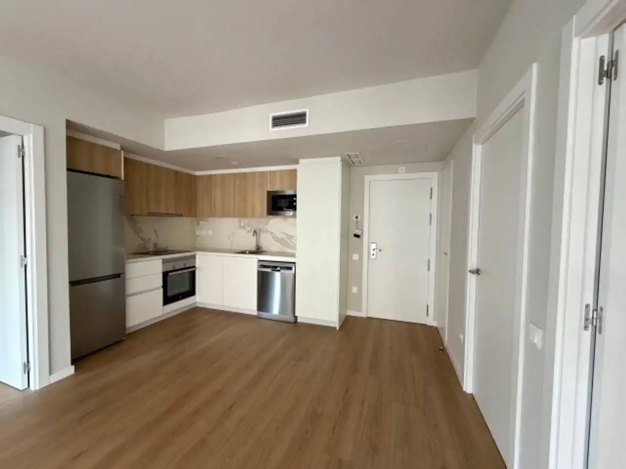 Kitchen of Flat for rent in Terrassa  with Air Conditioner, Heating and Parquet flooring