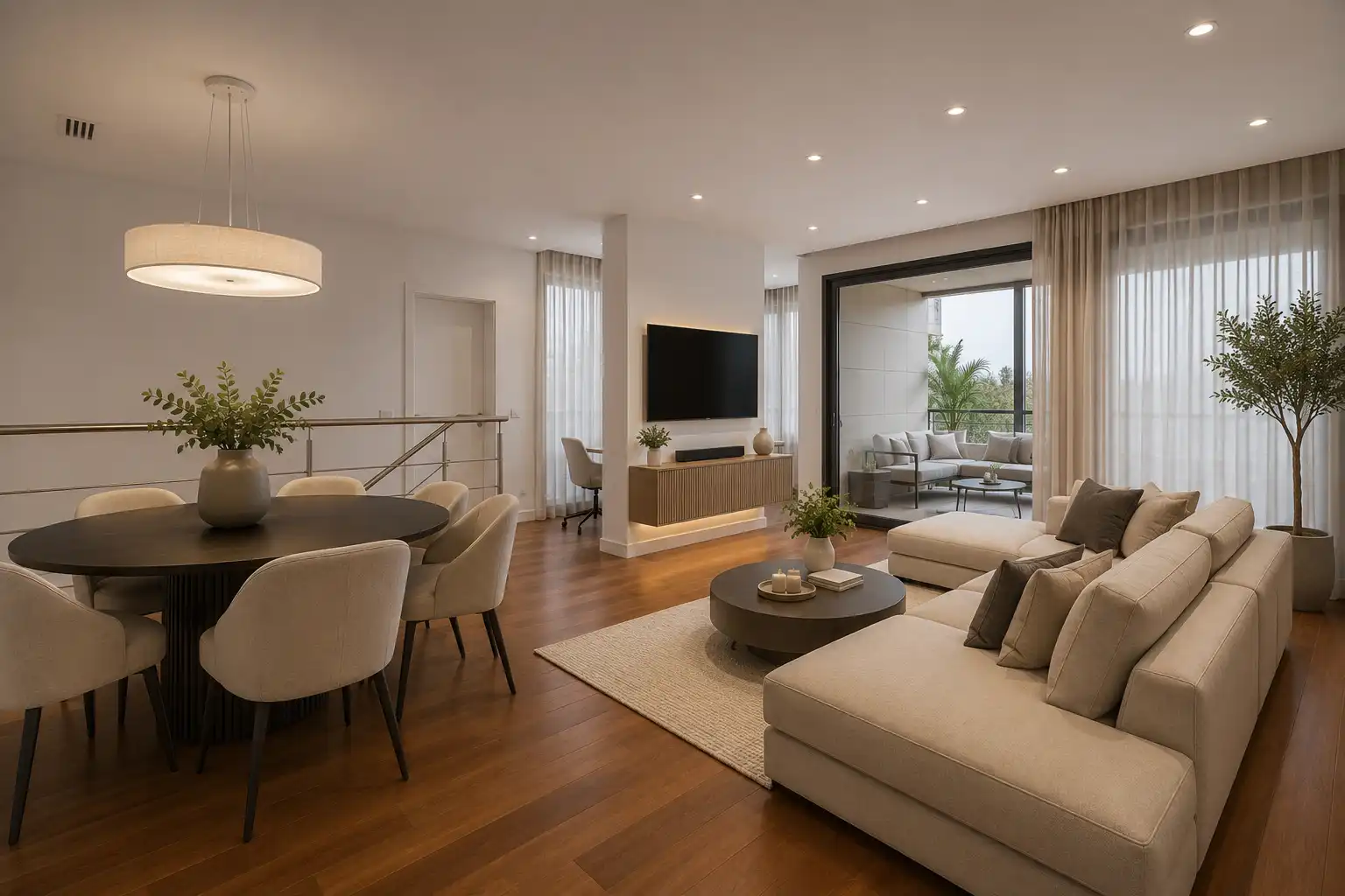 Sala d'estar de Casa adosada en venda en Torrent amb Aire condicionat, Jardí privat i Parquet