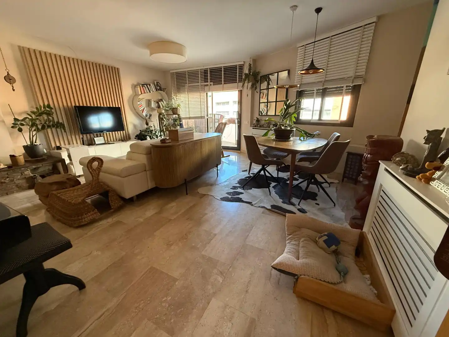 Sala d'estar de Àtic de lloguer en Sabadell amb Calefacció, Terrassa i Traster