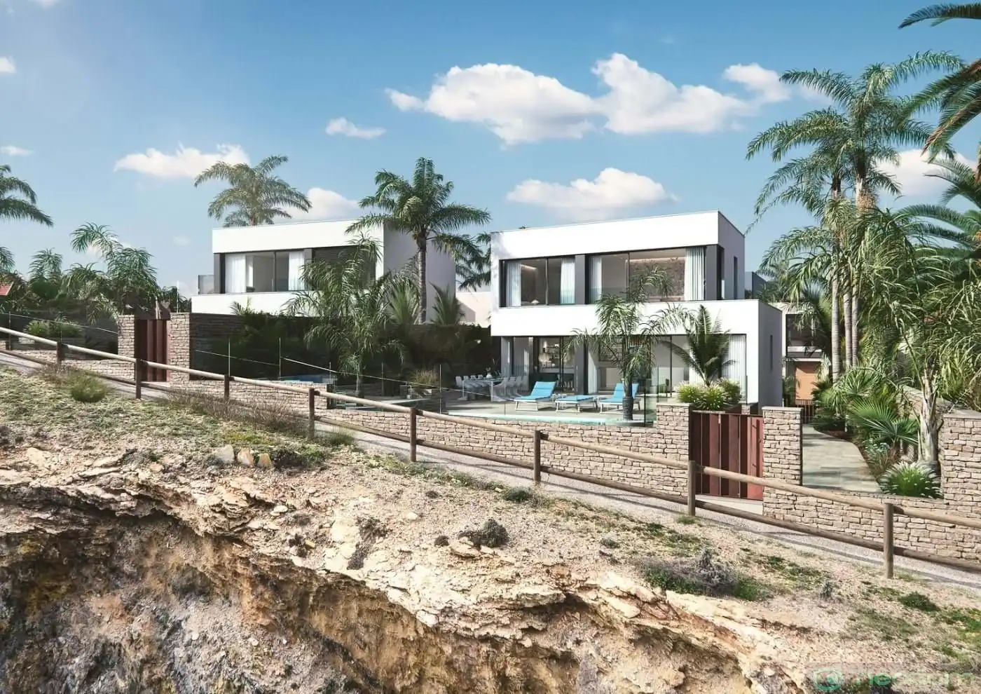Vista exterior de Casa o chalet en venta en Cartagena