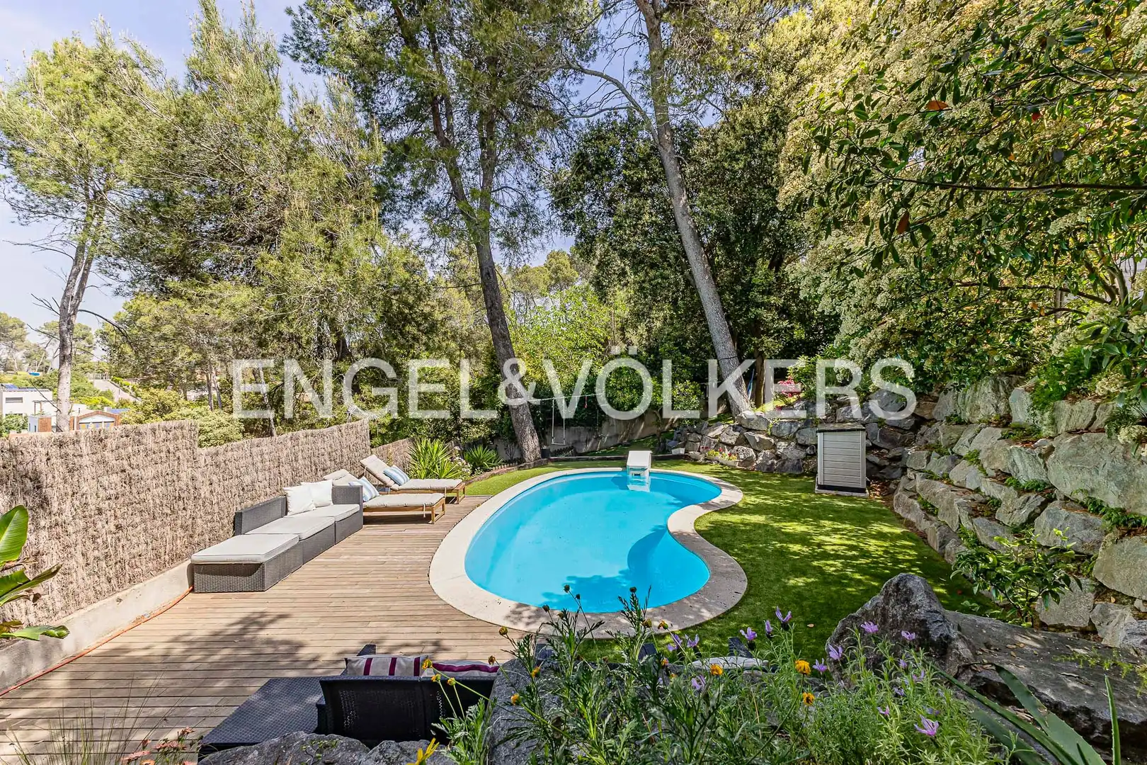 Piscina de Casa o chalet de alquiler en Sant Cugat del Vallès con Calefacción, Jardín privado y Balcón
