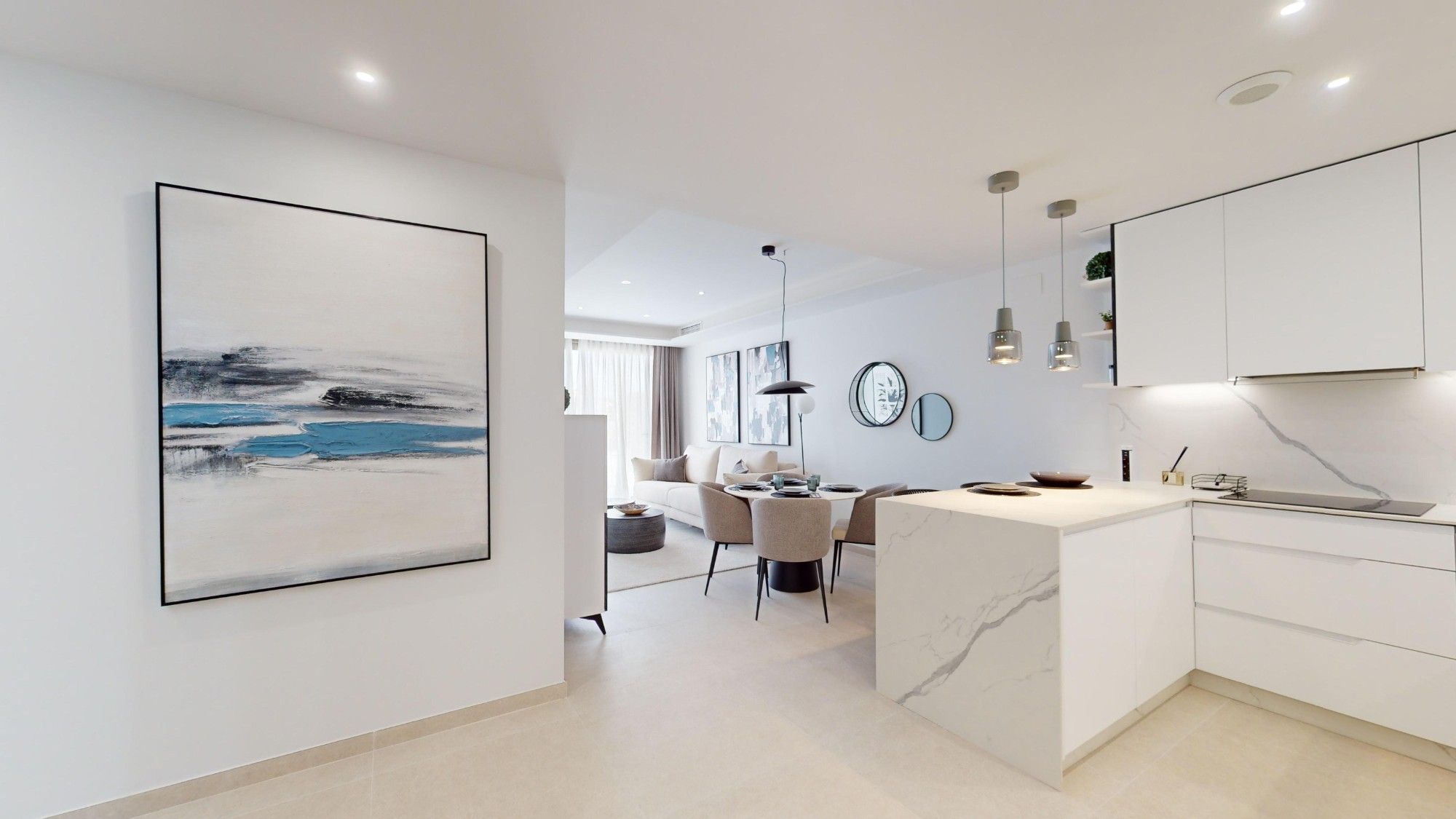 Sala d'estar de Pis en venda en Orihuela amb Aire condicionat, Terrassa i Piscina