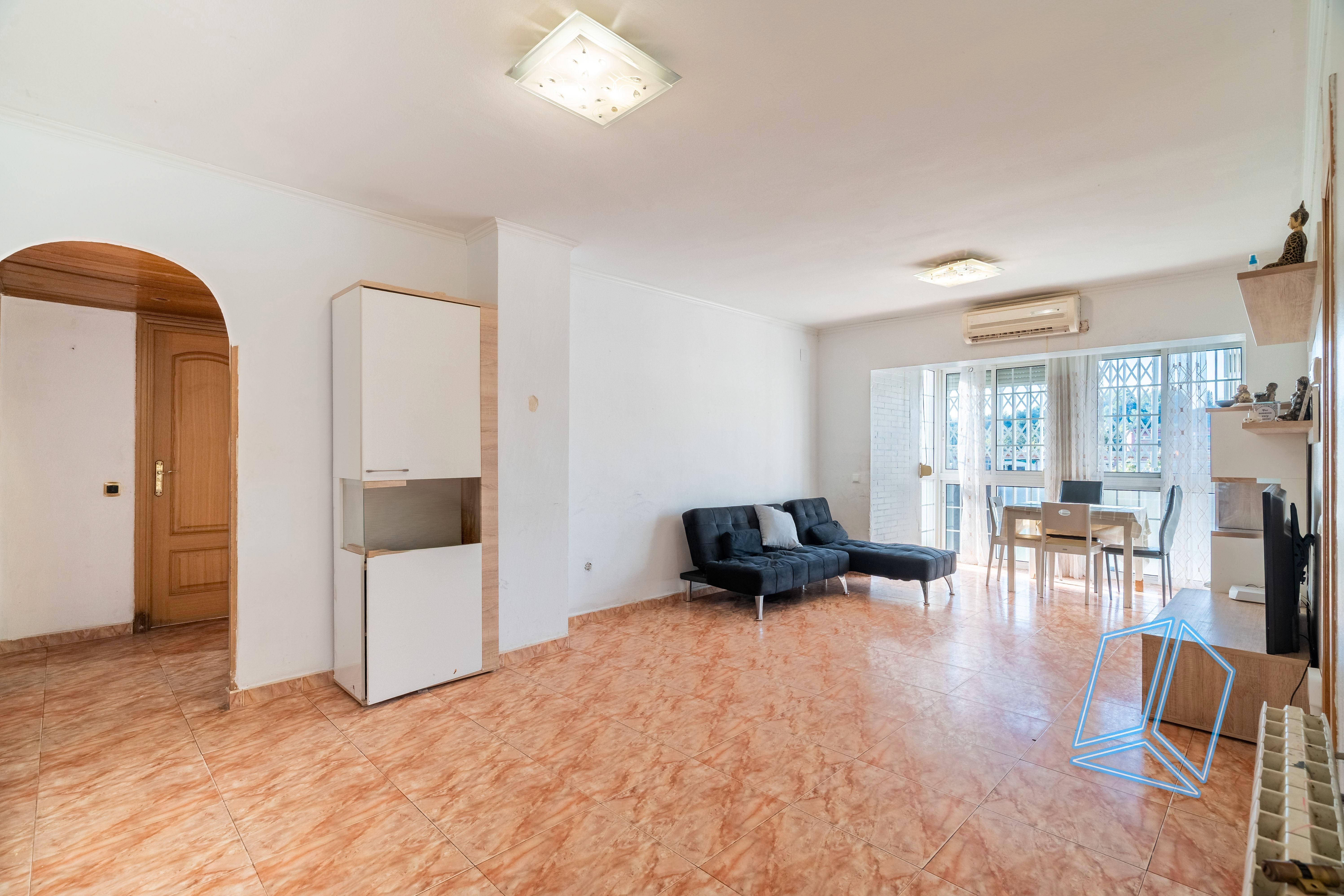 Sala d'estar de Pis en venda en  Barcelona Capital amb Calefacció