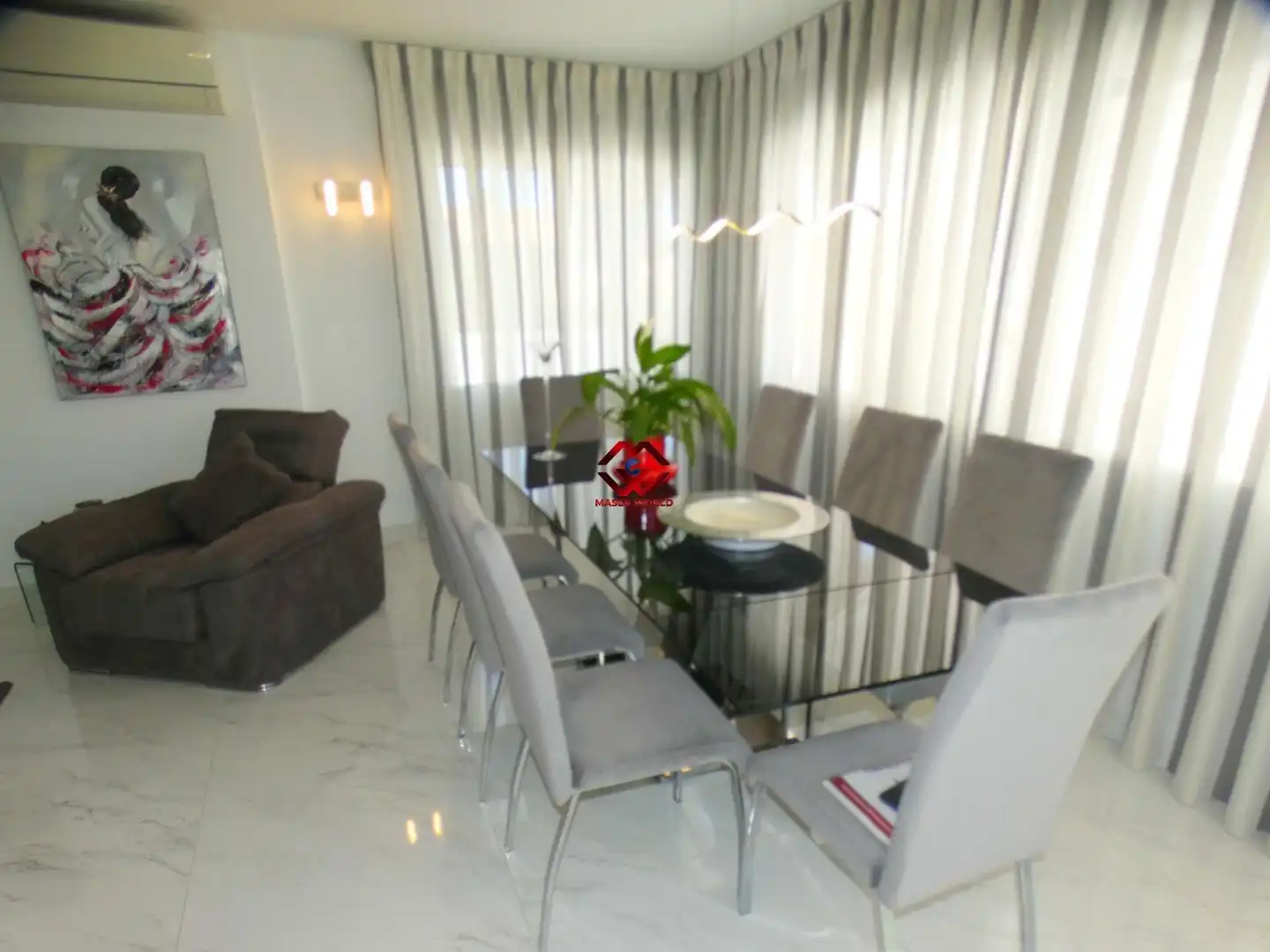 Dining room of Houses for sale in Mazarrón  with Air Conditioner, Heating and Terrace