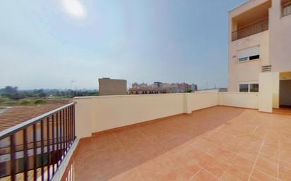 Terrasse von Wohnung miete in  Murcia Capital mit Heizung, Terrasse und Ofen