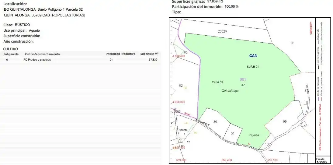 Residential for sale in Castropol
